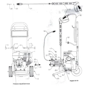 COLEMAN POWERMATE PW0832217 Pressure Washer - Equipment Model Image